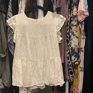 Pink lily babydoll top